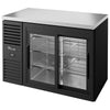True TBR48-RISZ1-L-B-11-1 - 48" Bar Cooler with Two Sliding Glass Doors