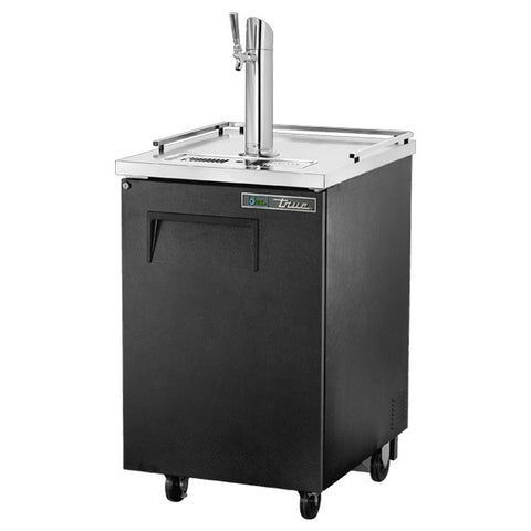 True TDD-1-HC - 23.5" Bar Cooler with One Swinging Solid Door and One Beer Dispenser