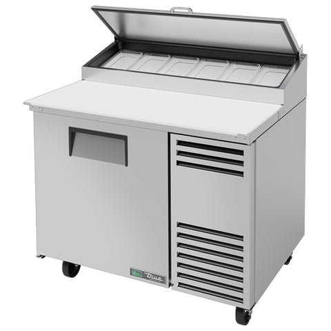 True TPP-AT-44-HC - 44.7" Refrigerated Pizza Prep Table with One Door and Alternate Top