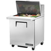 True TSSU-27-12M-HC - 27" Mega Top Refrigerated Prep Table with One Door
