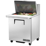 True TSSU-27-12M-HC - 27" Mega Top Refrigerated Prep Table with One Door