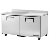 True TWT-60F-HC - 60.4" Worktop Freezer with Two Doors