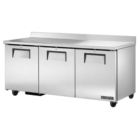 True TWT-72-HC - 72.4" Worktop Refrigerator with Three Doors