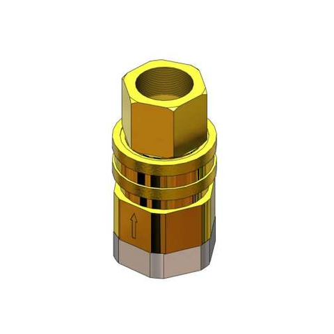 T&S Brass AG-5E - 1" Quick Disconnect Gas Appliance Connector