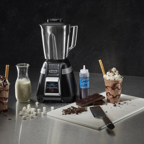 Waring Commercial BB320 - 1 HP Bar Food & Drink Blender with Touchpad Controls - 48 oz.