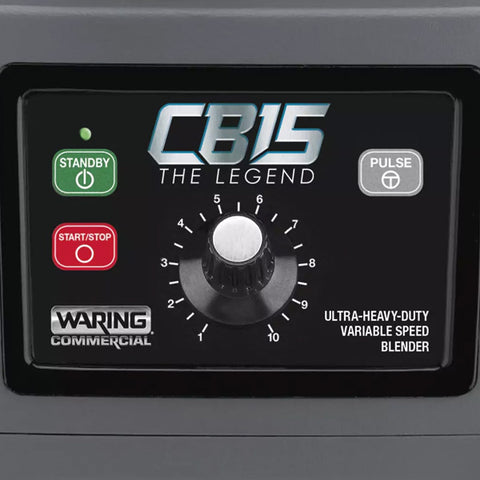 Waring Commercial CB15 - 3.75 HP Commercial Food Blender - 128 oz.