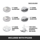 Waring Commercial FP2200 - 6 Qt. Combination Food Processor with Dicing - 3/4 HP