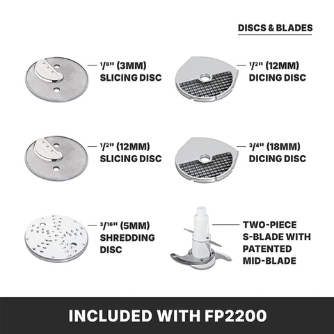 Waring Commercial FP2200 - 6 Qt. Combination Food Processor with Dicing - 3/4 HP