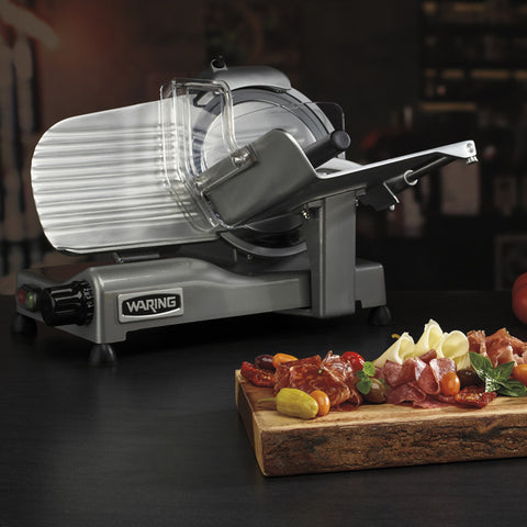 Waring Commercial WCS220SV - 8.5" Manual Meat Slicer - 3/4 HP