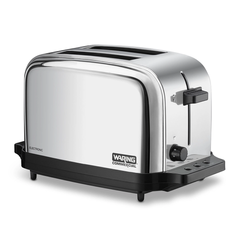 Waring Commercial WCT702  - Two Slot Commercial Pop-Up Toaster - Light Duty