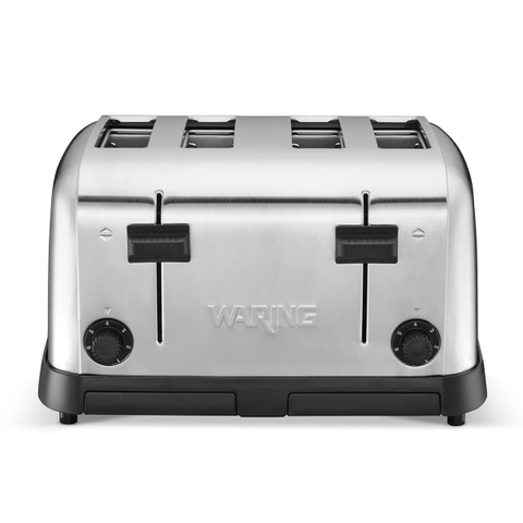 Waring Commercial WCT708CND  - Four Slot Commercial Pop-Up Toaster - 225 Slices/Hour
