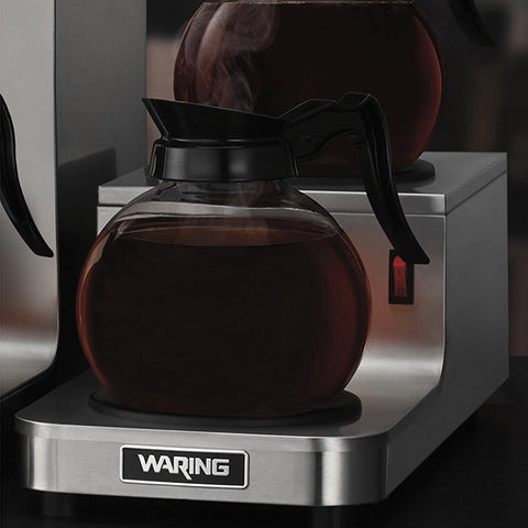 Waring Commercial WCW20R - Step Up Double Burner Coffee Warmer