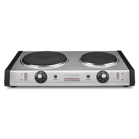 Waring Commercial WDB600 - Two Burner Electric Hot Plate - 120v, 1800w