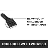Waring Commercial WDG250 - 14" x 11" Panini Grill - Grooved Top, Smooth Bottom