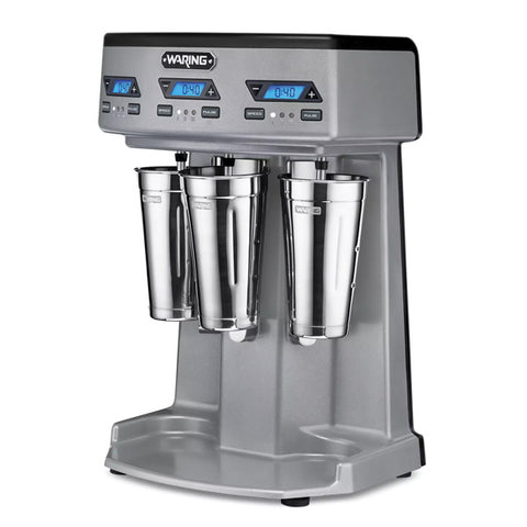 Waring Commercial WDM360TX - Triple Spindle Drink Mixer with Three Speeds & Timer