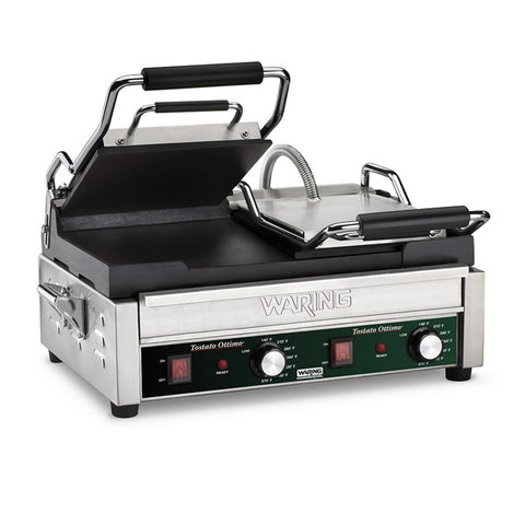 Waring Commercial WFG300 - 17" x 9" Smooth Double Panini Grill