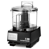 Waring Commercial WFP11SW - 2.5 Qt. Food Processor with Flat Lid - 3/4 HP