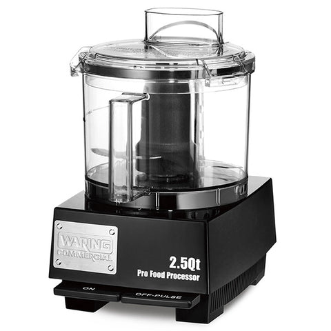 Waring Commercial WFP11SW - 2.5 Qt. Food Processor with Flat Lid - 3/4 HP