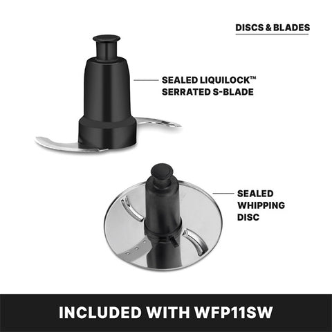 Waring Commercial WFP11SW - 2.5 Qt. Food Processor with Flat Lid - 3/4 HP