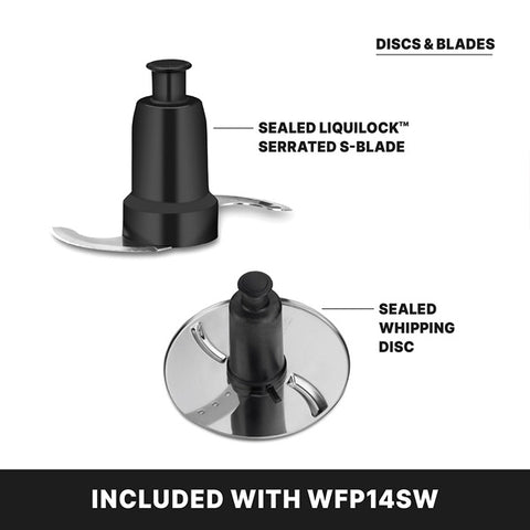 Waring Commercial WFP14SW - 3.5 Qt. Food Processor with Flat Lid - 1 HP