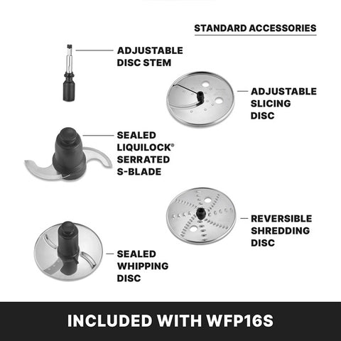 Waring Commercial WFP16S - 4 Qt. Food Processor - 2 HP