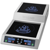 Waring Commercial WIH800 - 11" Commercial Double Induction Cooker with Step Up - 240v, 3600w