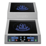 Waring Commercial WIH800 - 11" Commercial Double Induction Cooker with Step Up - 240v, 3600w