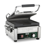 Waring Commercial WPG150 - 9.75" x 9.25" Grooved Panini Grill