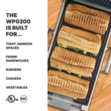 Waring Commercial WPG200 - 7.75" x 14.5" Grooved Panini Grill