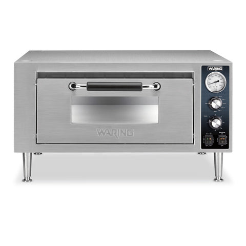 Waring Commercial WPO500 - Electric Countertop Pizza Deck Oven - 18" x 18" x 4" Deck