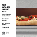 Waring Commercial WPO500 - Electric Countertop Pizza Deck Oven - 18" x 18" x 4" Deck