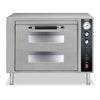 Waring Commercial WPO700 - Electric Double Deck Single Chamber Countertop Pizza Oven - 18" x 18" Decks