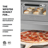 Waring Commercial WPO750 - Electric Double Deck Countertop Pizza Oven - 18" x 18" x 4" Decks