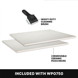 Waring Commercial WPO750 - Electric Double Deck Countertop Pizza Oven - 18" x 18" x 4" Decks