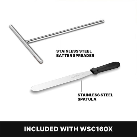 Waring Commercial WSC160X - 16" Electric Crepe Maker - 120v
