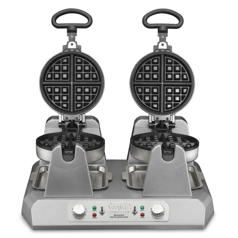 Waring Commercial WW250X2 - Double Belgian Waffle Maker - Rotary