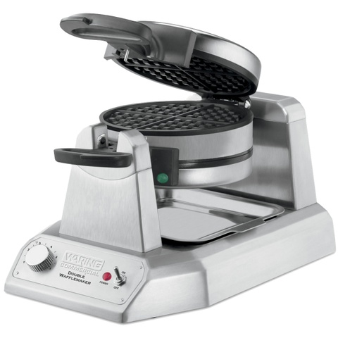 Waring Commercial WWD200 - Double Waffle Maker - 120v, Rotary