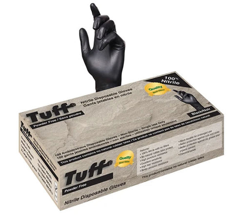 Wayne Tuff® Black Disposable Nitrile Exam Glove