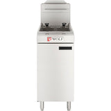 Wolf by Vulcan WG400 - 45-50 lb. Gas Floor Fryer - 120,000 BTU