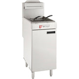 Wolf by Vulcan WG400 - 45-50 lb. Gas Floor Fryer - 120,000 BTU