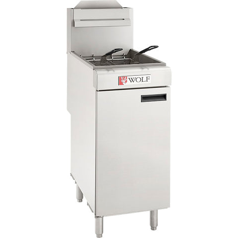 Wolf by Vulcan WG400 - 45-50 lb. Gas Floor Fryer - 120,000 BTU