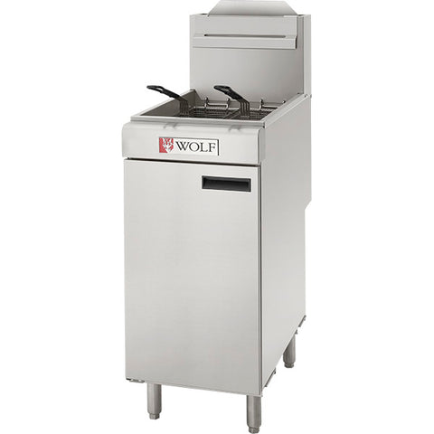 Wolf by Vulcan WG400 - 45-50 lb. Gas Floor Fryer - 120,000 BTU