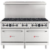 Wolf by Vulcan WX60F-10B - 60" Commercial Gas Range with 10 Open Burners and 2 Ovens
