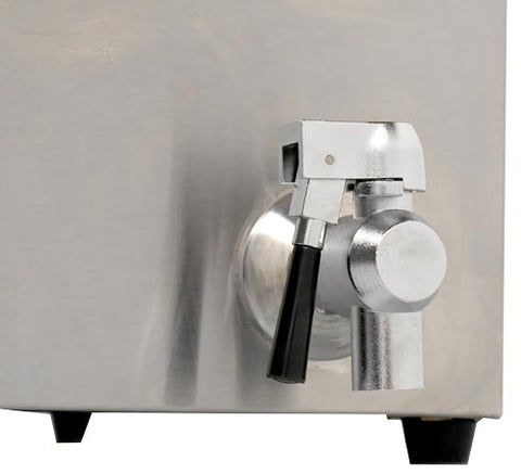 Omcan 44522 - 25 lbs. (3 Gal) Oil Capacity Countertop Electric Fryer – 120V, 1Ph, 1700W