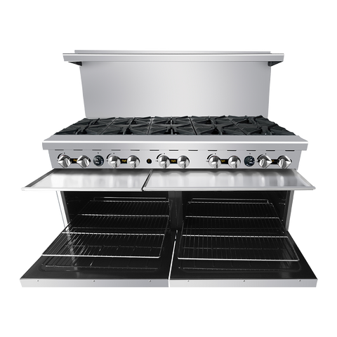 Atosa AGR-10B — 60″ Gas Range with Ten (10) Open Burners