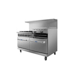 Atosa AGR-6B-24RGB – 60″ Range with Raised Griddle / Broiler