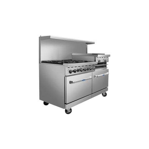 Atosa AGR-6B-24RGB – 60″ Range with Raised Griddle / Broiler