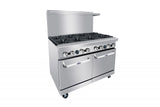 Atosa AGR-8B — 48″ Gas Range with Eight (8) Open Burners