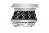 Atosa AGR-8B — 48″ Gas Range with Eight (8) Open Burners