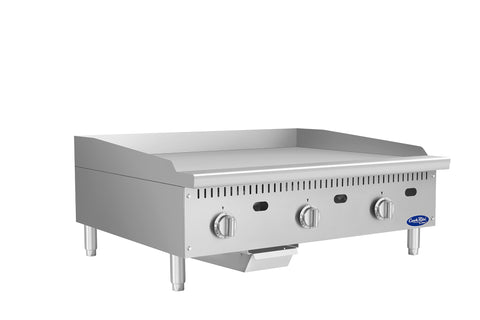 Atosa ATG-3624-S – Thermostatic Polished Steel Griddle